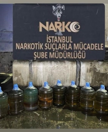 İstanbul’da uyuşturucu operasyonu: 183 kilogram sıvı metamfetamin ele geçirildi