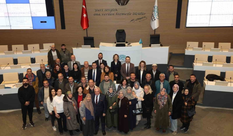 Kentsel dönüşümde örnek model Barış Mahallesi sakinlerine anlatıldı