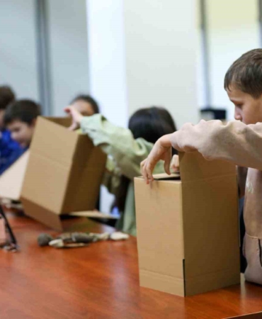 Çocuklar bir günlüğüne mimar oldu