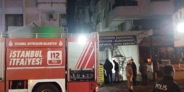 Maltepe’de oto tamirhanesinde korkutan yangın
