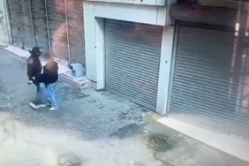 Tornavidalı kar maskeli gaspçı kamerada