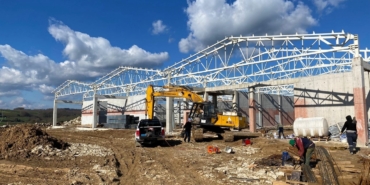 Kandıra Fındık Deposu’nda yapısal imalatlar tamamlandı