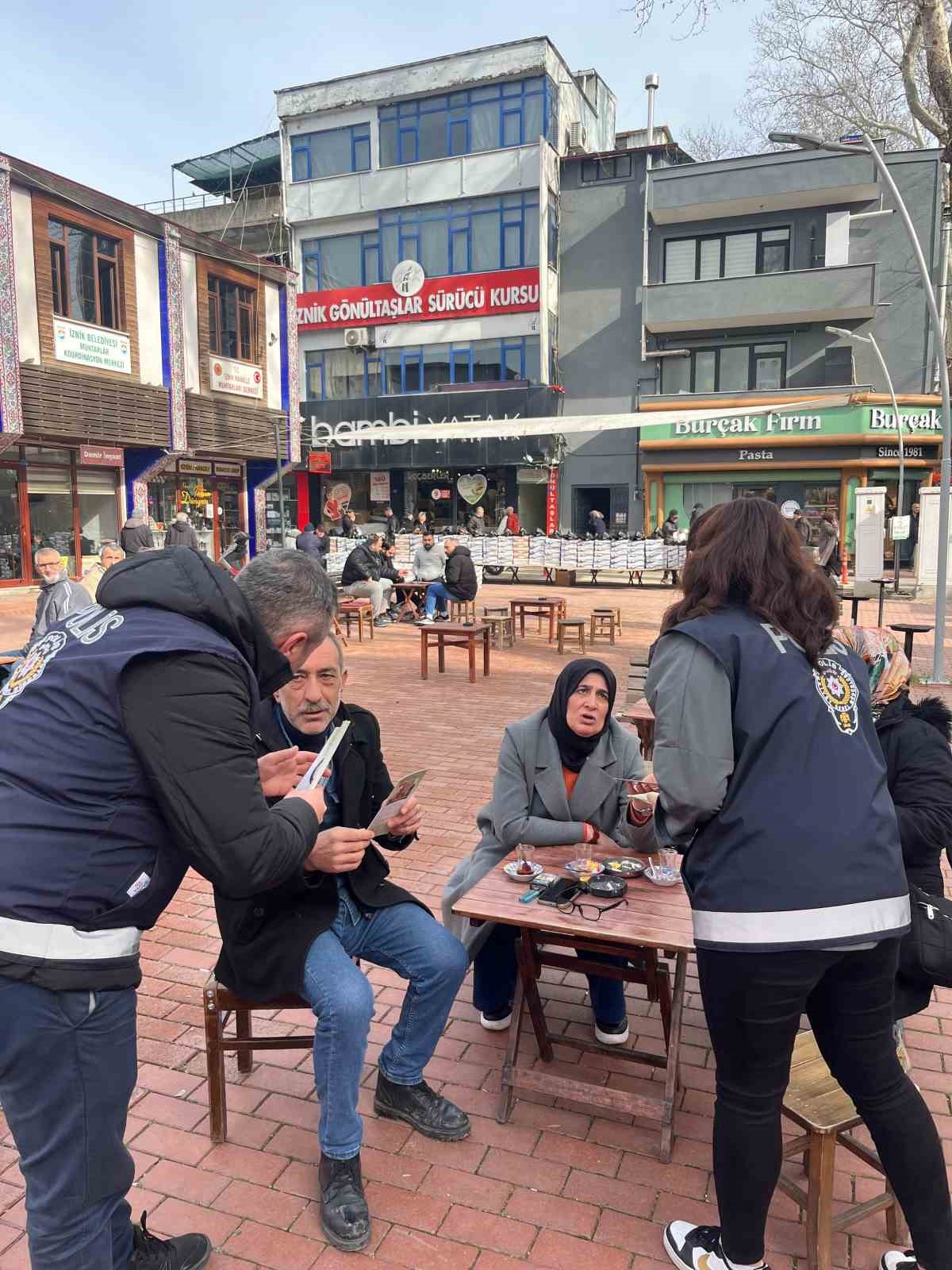 İznik’te polisten dolandırıcılık uyarısı