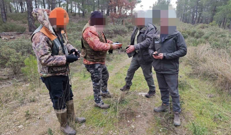Çanakkale’de yasa dışı avcılık yapan 7 kişiye 98 bin TL ceza