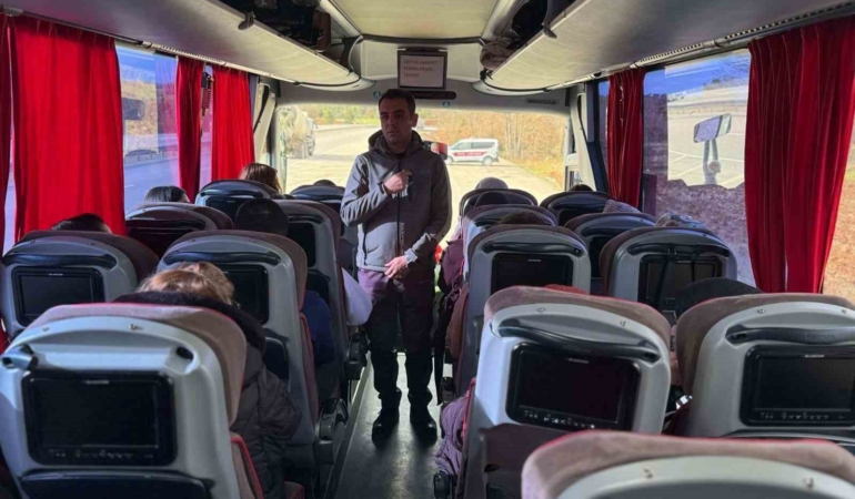 Bilecik’te sivil otobüs denetimi yapıldı