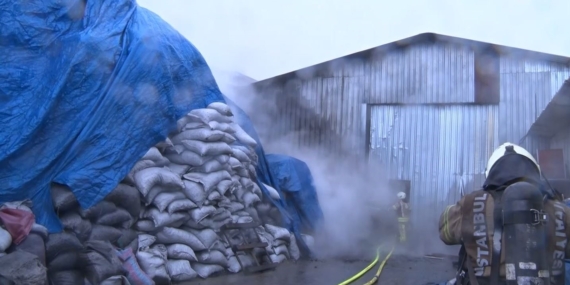 Eyüpsultan’da 3 iş yerinde yangın