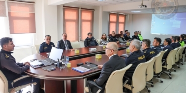 Bilecik emniyetinde haftalık genel değerlendirme toplantısı