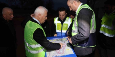 Büyükşehir gece gündüz sahada