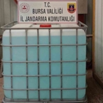 Bursa’da yer altına gizlenmiş kaçak alkol fabrikası çökertildi