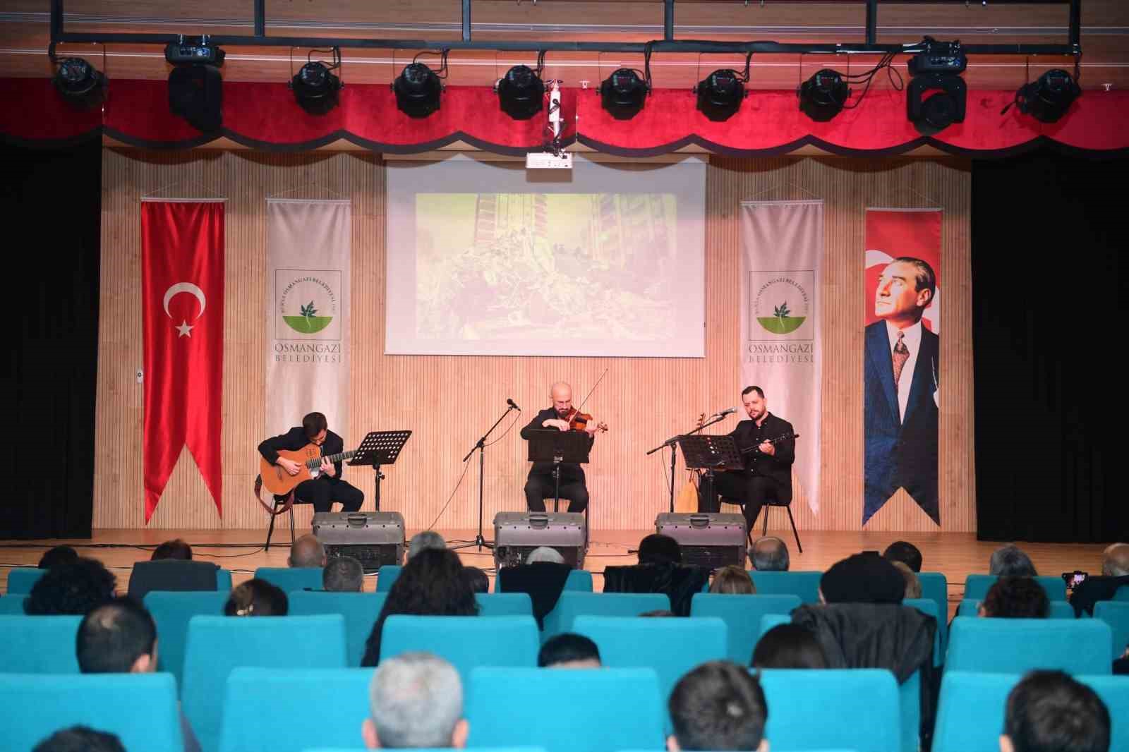 Osmangazi’de 6 Şubat depremlerinin yıl dönümünde duygu dolu anma programı