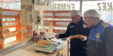 Osmaneli’nde ramazan pidesine gramaj denetimi