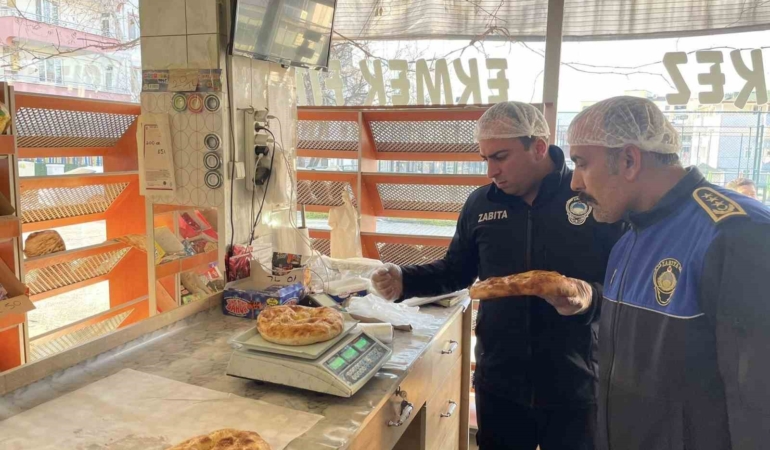 Osmaneli’nde ramazan pidesine gramaj denetimi