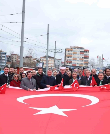 Kocaeli protokolü ve vatandaşlar Batı Trakya Türkleri için yürüdü