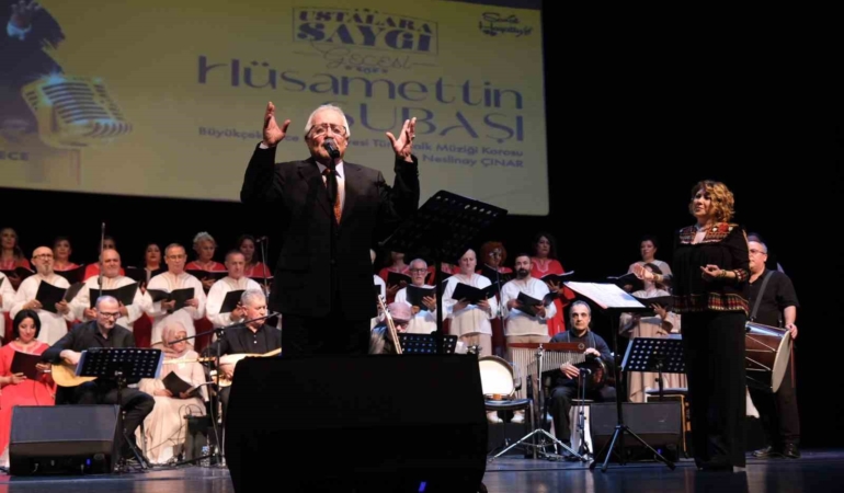 Ustalara Saygı Gecesi’ne usta sanatçı Hüsamettin Subaşı sahne aldı