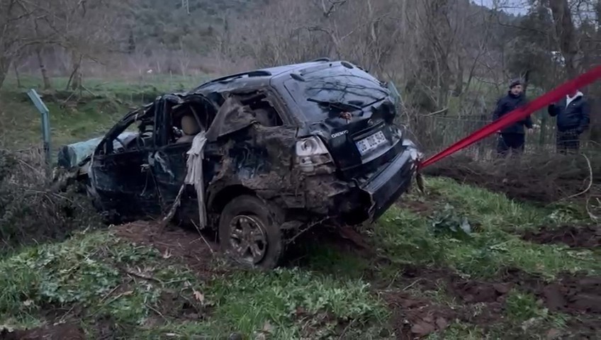 Dereye sürüklenen otomobilini bir gün sonra bulmuştu, yaşananları anlattı