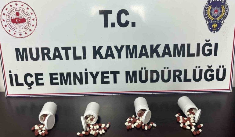 Muratlı’da uyuşturucu operasyonu: 210 sentetik hap ele geçirildi