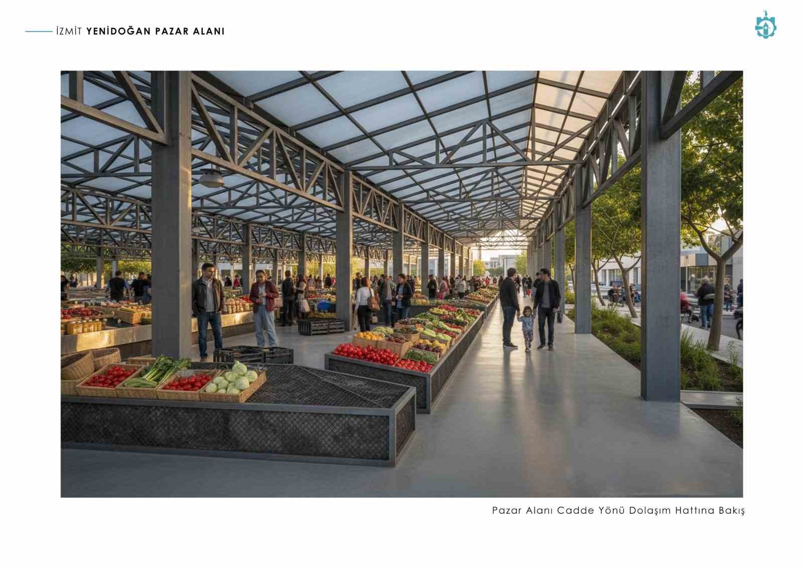 İzmit Yenidoğan’a kapalı pazar alanı yapılacak