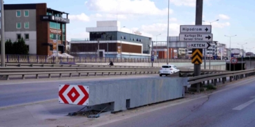 D-100’deki riskli kavşaklara "çarpışma yastığı" önlemi