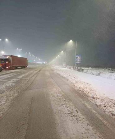 Balkanlar’dan gelen kar sınırdan girdi