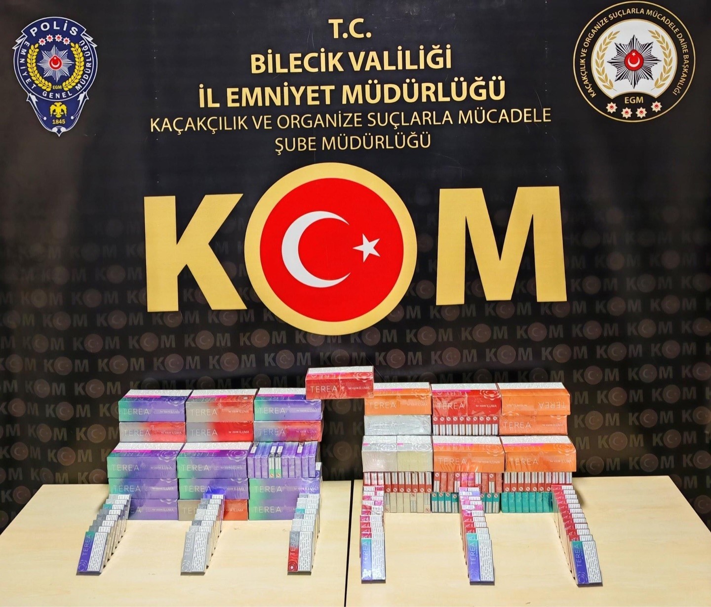 Bilecik’teki 2 ayrı operasyonda 550 paket kaçak sigara ele geçirildi