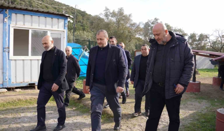 Başkan Usta’dan Hisardere Nekropolü’nde inceleme