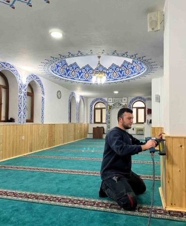 Yunus Emre Camii’nde Ramazan hazırlığı tamamlandı