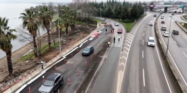 Başiskele Koridor Projesi’nin kuzey yan yolu trafiğe açıldı