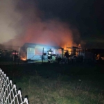 Tekirdağ’da kır evi alev alev yanarak küle döndü