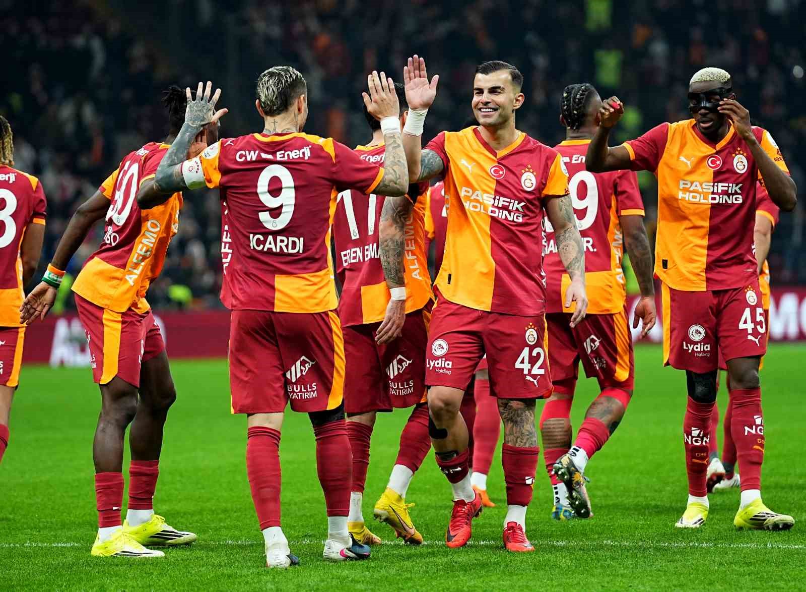 Galatasaray’dan ligde 10 maçlık yenilmezlik serisi