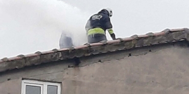 Muratlı’da baca yangını korkuttu