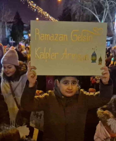 Tekirdağ’da ’Hoşgeldin Ramazan’ yürüyüşü