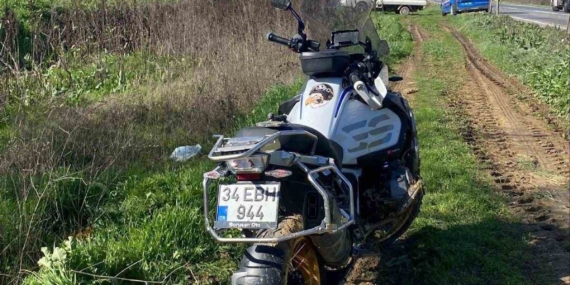 Bilecik’te kontrolden çıkan motosiklet devrildi: 1 yaralı