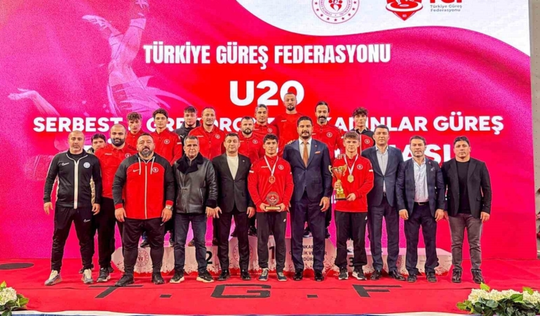 U20 Serbest Güreş Türkiye Şampiyonası sona erdi