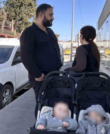 Esenyurt’ta eşi ve ikiz bebeklerinin gözü önünde darp edildi