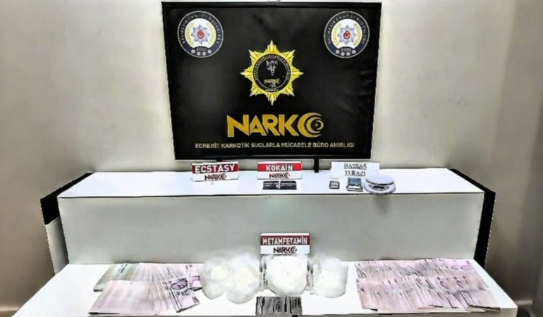 Balıkesir’de 3 şahsa uyuşturucu operasyonu