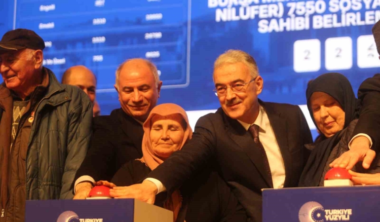 Bursa’da 17 bin 225 TOKİ konutunun hak sahipleri belirleniyor