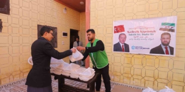 Suriye Rakka’da iftar bereketi
