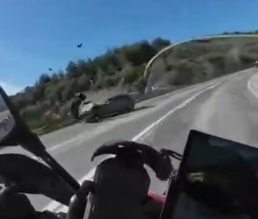 Motosiklette ölüm böyle geldi...