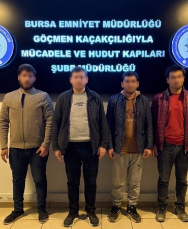 Bursa’da kaçak işçi operasyonu: 4 yabancı uyruklu şahıs yakalandı