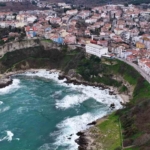 İstanbul’da fırtına Şile Sahili’ni vurdu: Dev dalgalar havadan görüntülendi