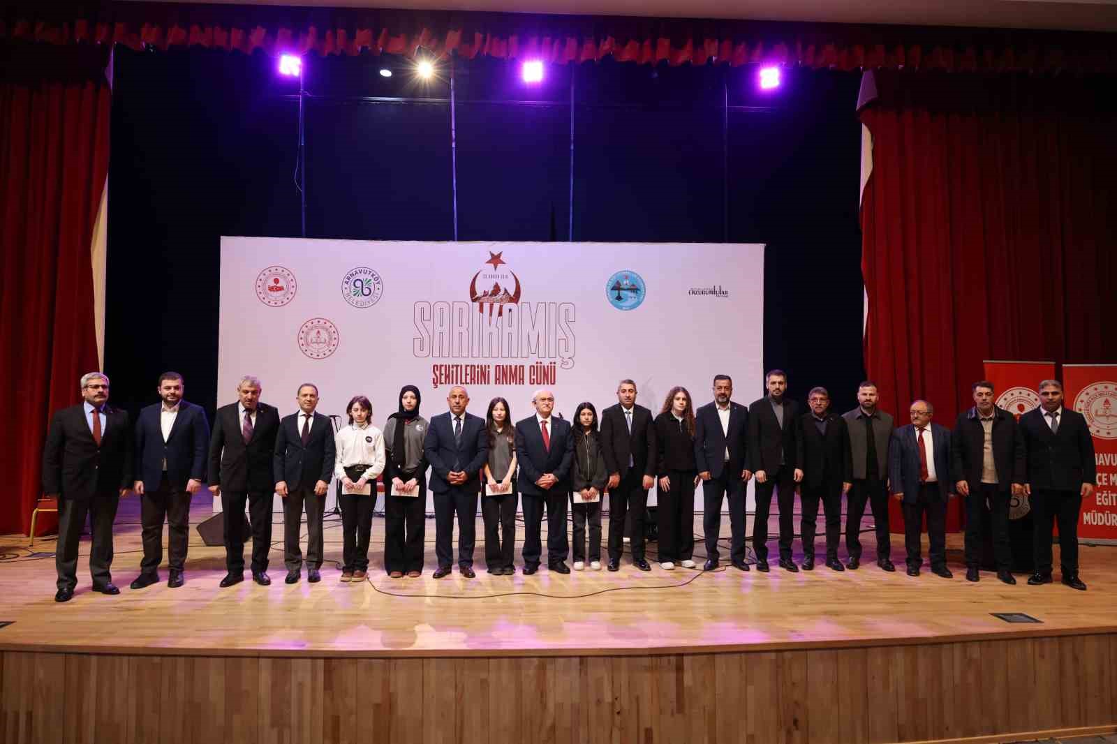 Arnavutköy’de Sarıkamış ruhu yeniden canlandı: Şehitler dualarla yad edildi