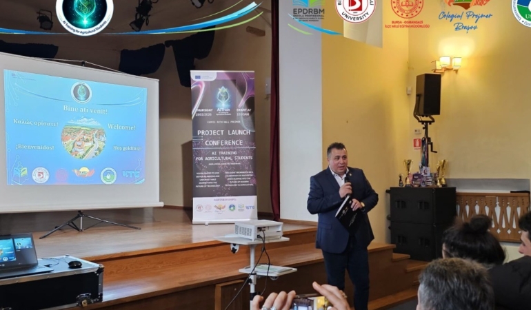 BŞEÜ’nün ortak olduğu "Erasmus+ AITrain Projesinin" açılış toplantısı Romanya’da yapıldı