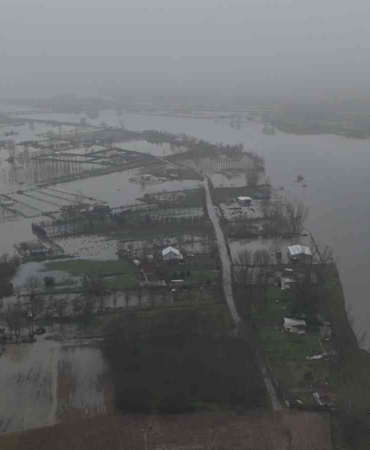 Taşkın riski bulunan Meriç Nehri’nde debi düşüyor
