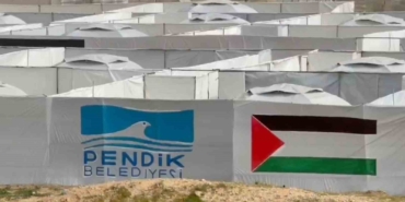 Pendik Belediyesi Gazze’de 600 kişilik çadır kent kurdu