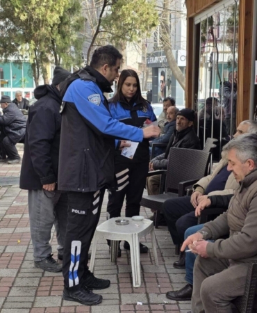 Bilecik’te vatandaşlara 112 acil çağrı hattı ve dolandırıcılık bilgilendirmesi