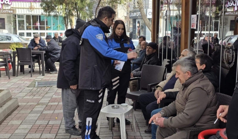 Bilecik’te vatandaşlara 112 acil çağrı hattı ve dolandırıcılık bilgilendirmesi