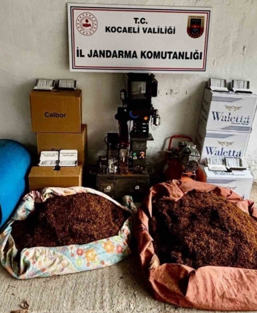 Kaçak tütün operasyonunda 1 milyon 550 bin liralık ürün ele geçirildi