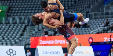 Milli güreşçi Yüksel Sarıçiçek Zagreb’te şampiyon oldu