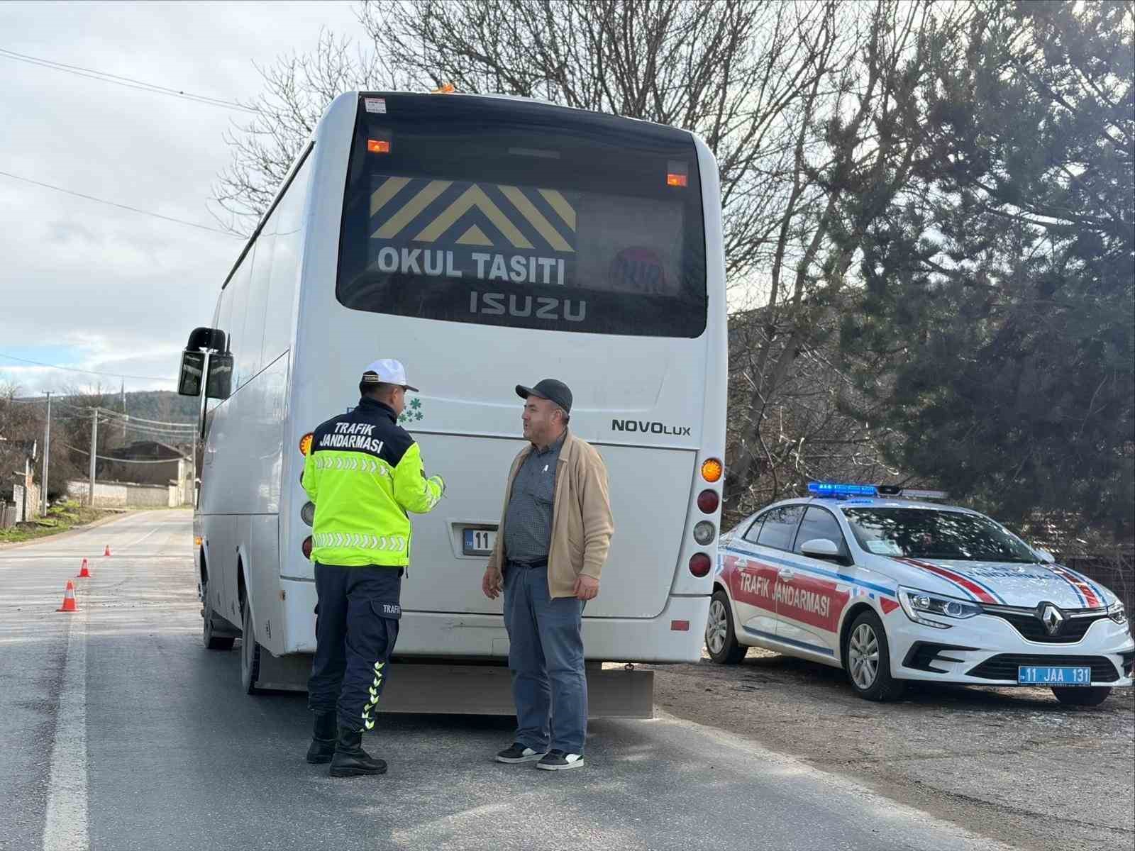 Bilecik’te okul servisleri denetlendi