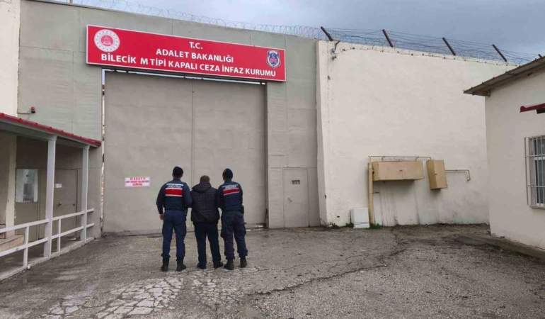 Bilecik’te 4 yıl 2 ay hapis cezası bulunan şahıs yakalandı